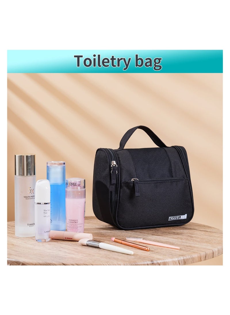 KASTWAVE - Wash Bag, Capacity Travel Toiletry Bags, Travel Portable Hanging Bag, Waterproof Cosmetic Bag, Toiletry Bags for Business Trip, Gym, Vacation and Household - Image 1