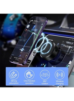 ESSAGER Double-Sided Phone Holder: Innovative Dual Suction Cup and Magnetic Design,Magnetic Suction Phone Mount,360°Rotation Magnetic Car Suction Cup Holder,Anti-Shake Adjustable Cell Phone Mount  - Image 4