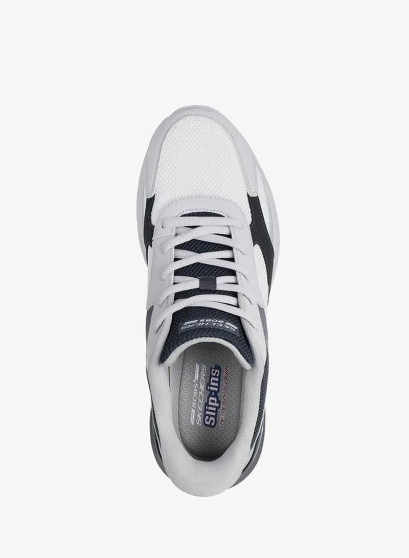 SKECHERS Men Bobs Arc Waves 2.0 Lace Up Ankle Sneakers