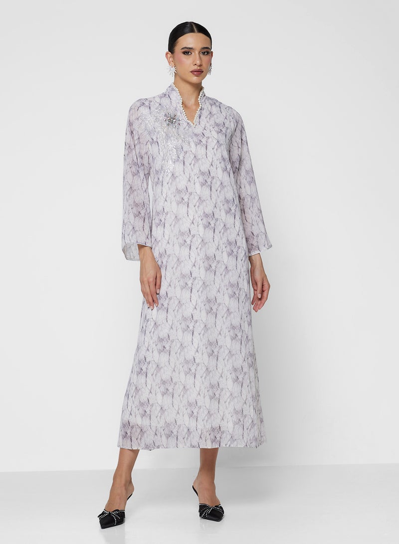 Khizana Printed Jalabiya - Image 1