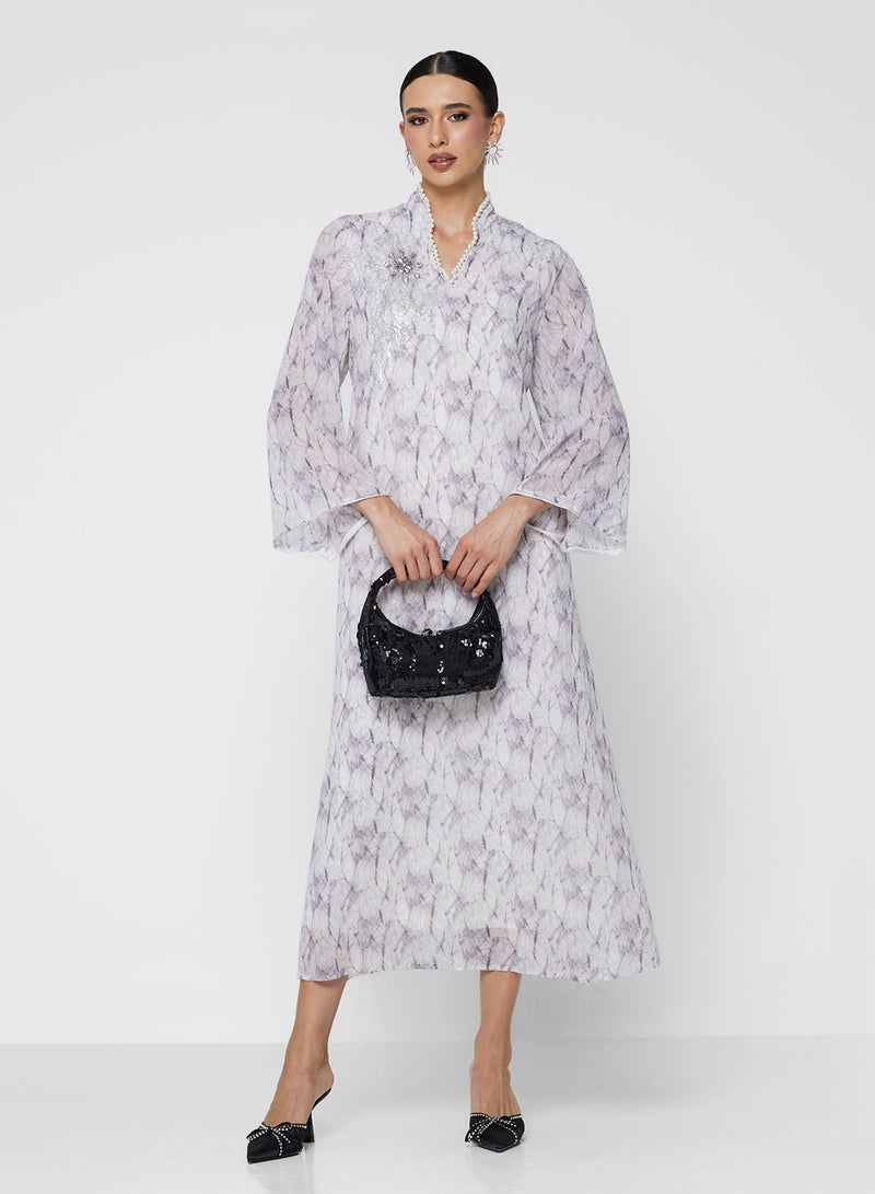 Khizana Printed Jalabiya - Image 4