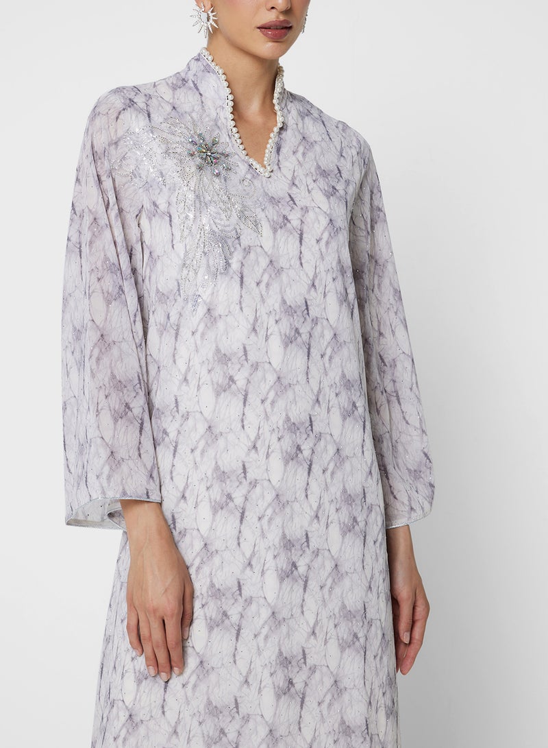 Khizana Printed Jalabiya - Image 3