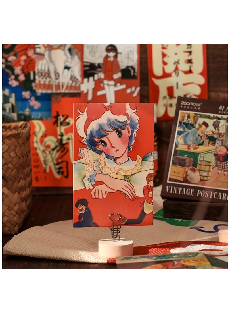 Zikra 30 Postcards Set, Vintage Postcards, Anime Postcards, Japanese Postcards, Sayings and Quotes, Postcards Retro, Friendship, Different Designs, Postcard for Children, Gift for Anime Lovers. - Image 5