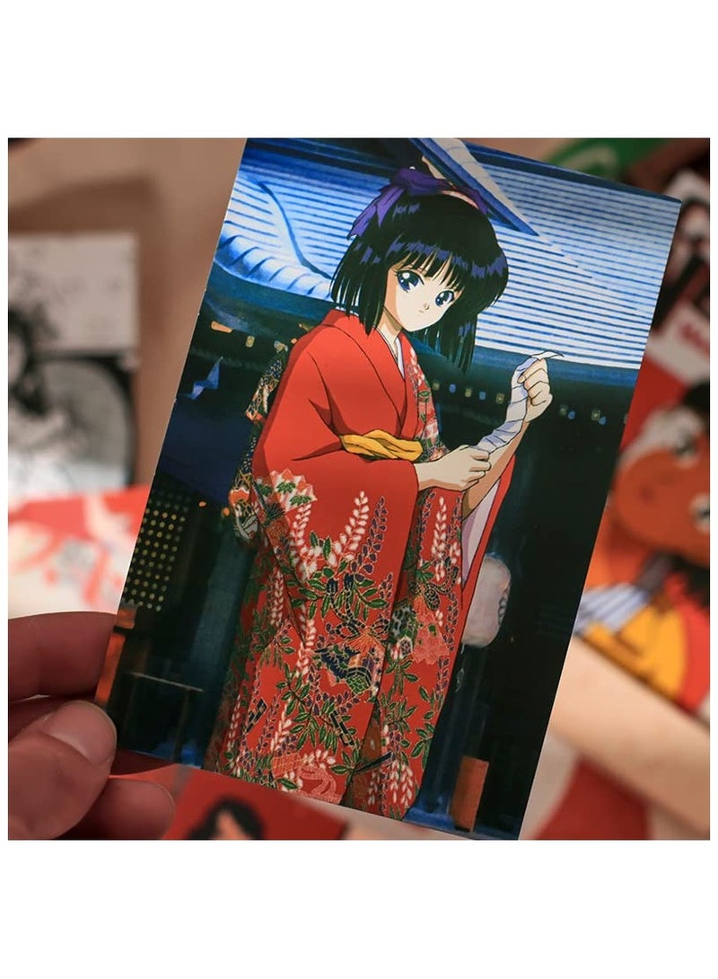 Zikra 30 Postcards Set, Vintage Postcards, Anime Postcards, Japanese Postcards, Sayings and Quotes, Postcards Retro, Friendship, Different Designs, Postcard for Children, Gift for Anime Lovers. - Image 2
