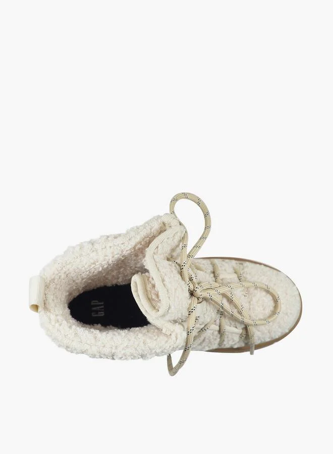 Gap BEIGE Girls RICHMOND HIGH K Lace-Up Ankle Boots for Women | Best Price UAE