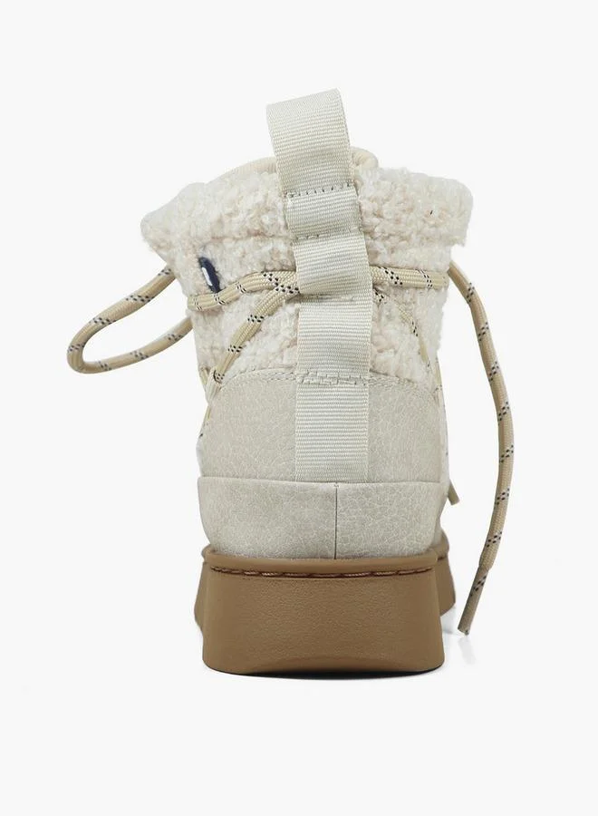 Gap BEIGE Girls RICHMOND HIGH K Lace-Up Ankle Boots for Women | Best Price UAE