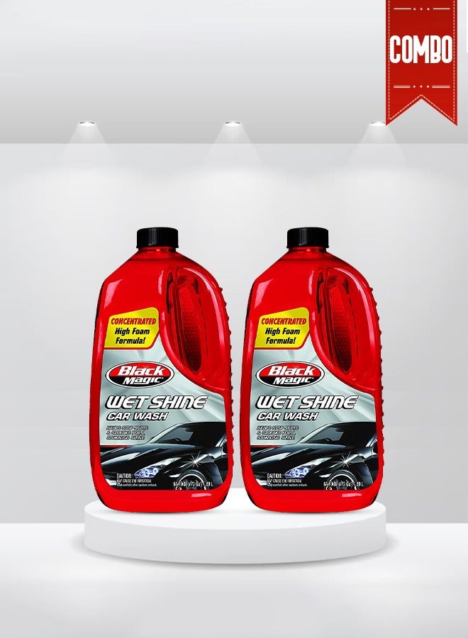 Black Magic Combo Offer - Buy 2PC Blackmagic Wet Shine Car Wash Solution  -1.89 Liter Wet Shine - Image 1