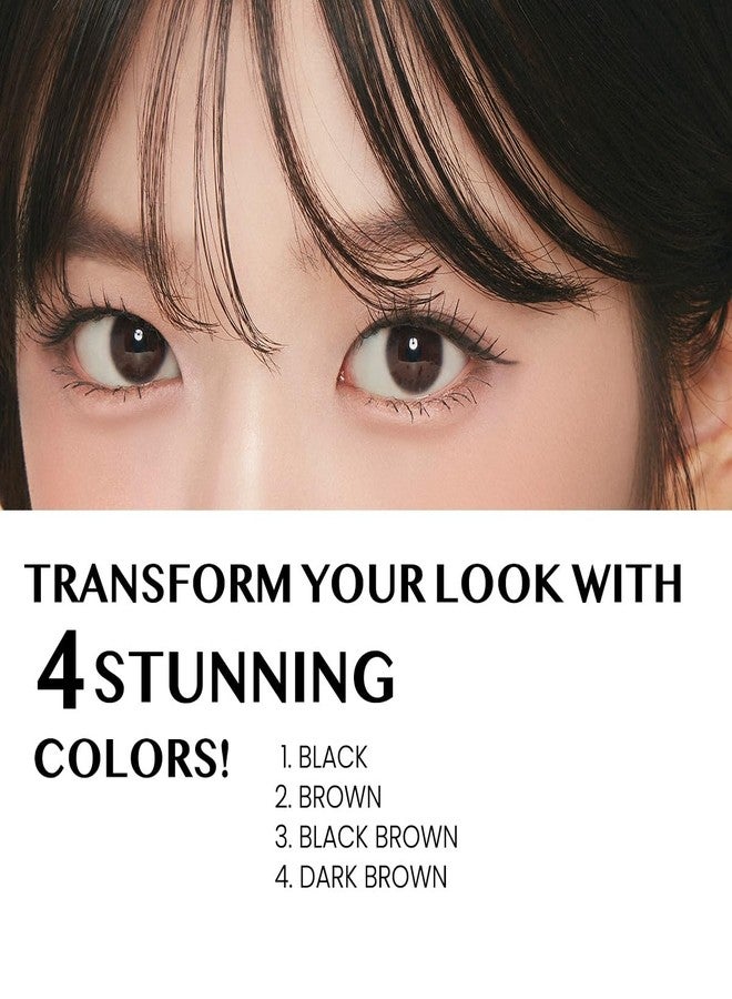 CLIO PROFESSIONAL قلم تحديد العيون المائي CLIO شارب سو سيمبل، قلم عيون، لون غني عالي الصبغة، تطبيق كريمي ناعم، لمسة نهائية غير لامعة تدوم طويلاً (4 ألوان) (04 بني داكن) - Image 3