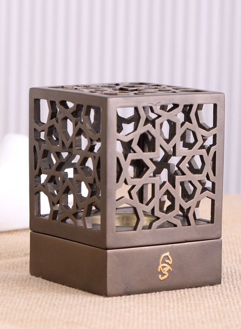 Radin Incense Bakhoor Burner With Magnetic Cover – Resin Charcoal Oud Incense Burner For Home, Office, Studio Room, Study Room, Mosque, Yoga And Spa – Perfect Gift For Any Occasion - Image 1