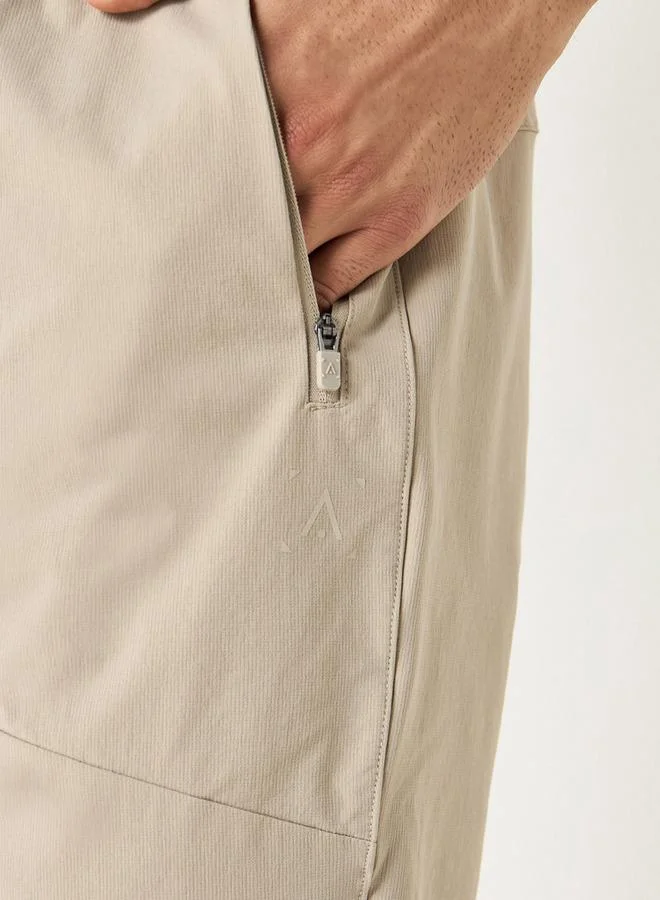 آكتف بنطلون رياضي بألواح وجيوب بسحاب