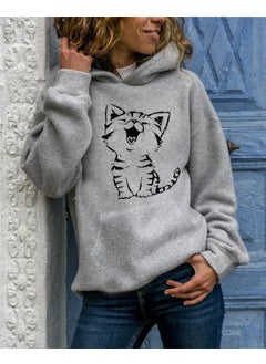gray hooded