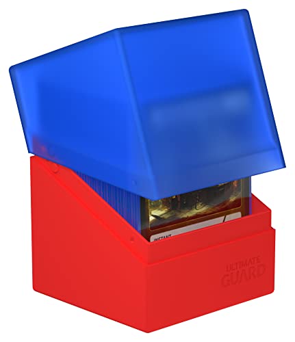 Ultimate Guard Boulder Synergy 100 Deck Case for 100 DoubleSleeved TCG Cards BlueRed Secure Durable Storage for Trading Card Games - Image 5