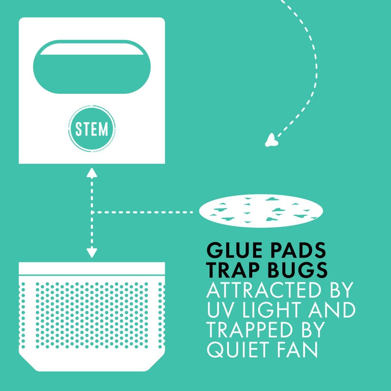 STEM Flying Insect Fan Trap Glue Reï¬ll Pads, 5 Count - Image 2