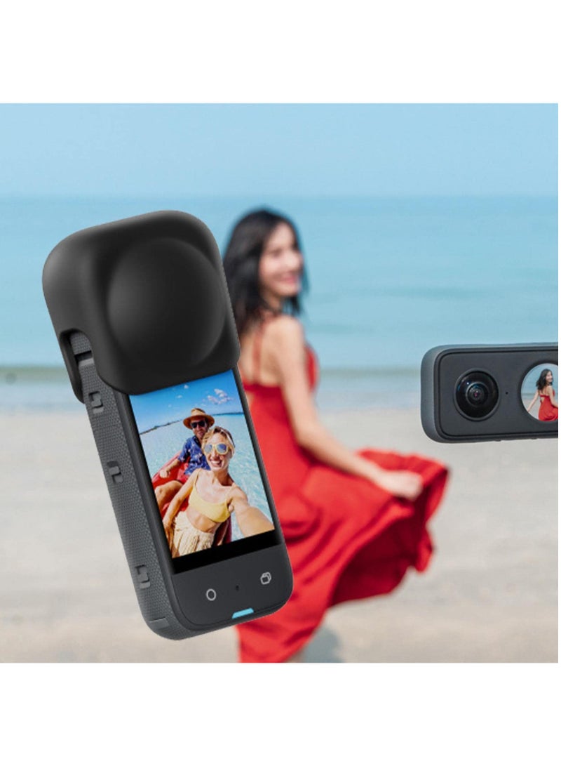 SOLARAE Silicone Lens Cap Protector for Insta360 X3 | Dust-Proof Replacement Cover for Action Camera | Compatible Lens Guard Accessories - Image 5