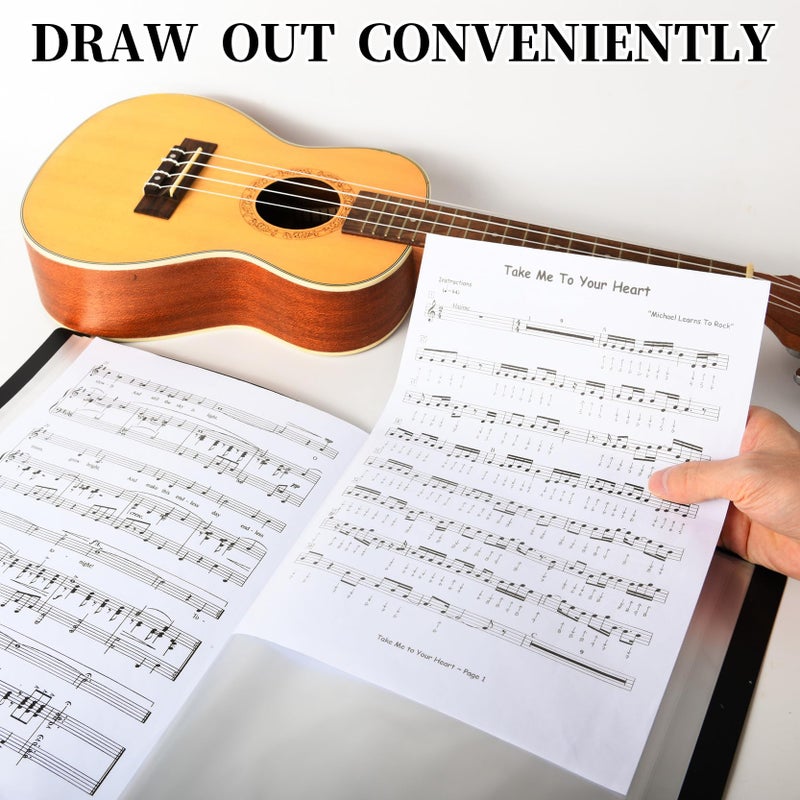 NKG Music Folder Sheet Music Folders Binder Music Choral Storage Holder Band Folder (1) - Image 4