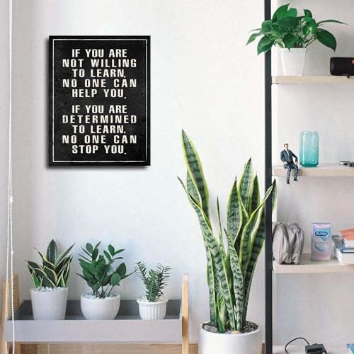 Ploceiny Inspirational Office wall art Motivational poster for home decor Positive Quotes wall prints Encouragement Gifts Positive Sayings for preppy room Wall Decor A-288 - Image 5