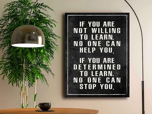 Ploceiny Inspirational Office wall art Motivational poster for home decor Positive Quotes wall prints Encouragement Gifts Positive Sayings for preppy room Wall Decor A-288 - Image 3