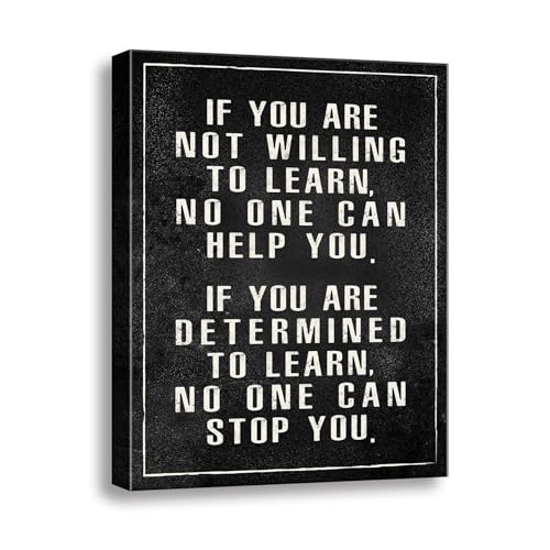 Ploceiny Inspirational Office wall art Motivational poster for home decor Positive Quotes wall prints Encouragement Gifts Positive Sayings for preppy room Wall Decor A-288 - Image 1