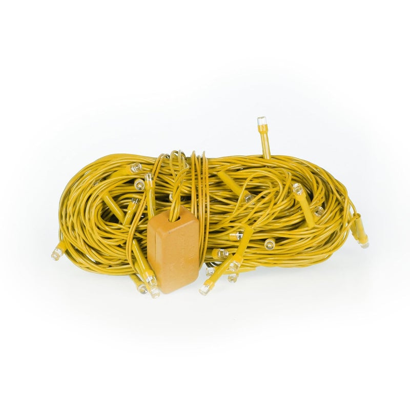 Lexton Lexton LED String Light 20 Meter Plug Sourced Suitable for Home Outdoor Decoration Diwali Christmas Ramadan Wedding Party Festival Pack of 1 Yellow  - Image 3