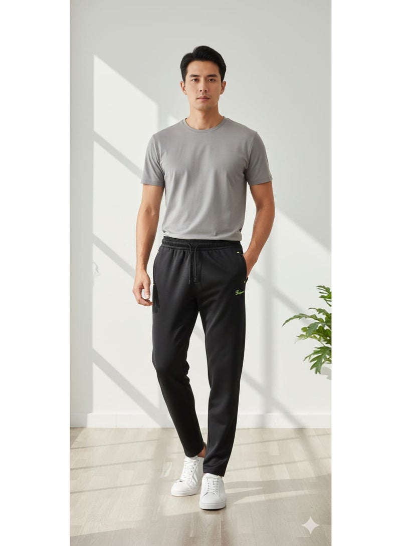 بافون بنطلون ليكرا رجالي مريح – كاجوال بخامة مطاطية - Image 3