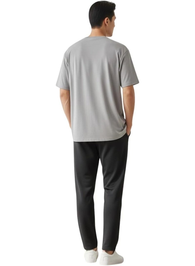 Pavone Men’s Lycra Casual Pants | Stretch Fabric with Elastic Waistband - Image 4