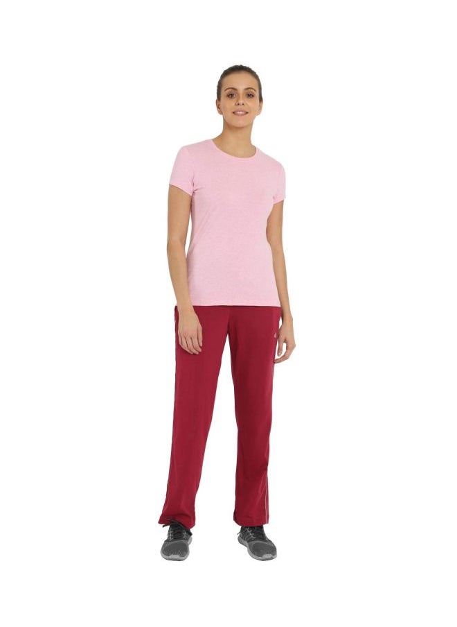 JOCKEY - Jockey 1515 Women Super Combed Cotton Elastane Stretch Regular Fit Solid Round Neck Half Sleeve T Shirt - Image 1