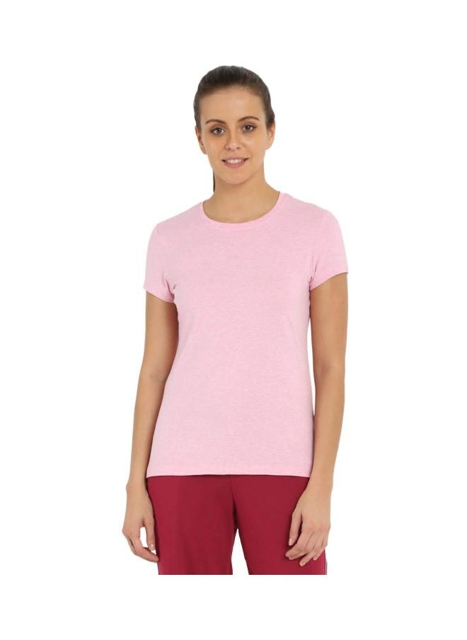 JOCKEY - Jockey 1515 Women Super Combed Cotton Elastane Stretch Regular Fit Solid Round Neck Half Sleeve T Shirt - Image 1