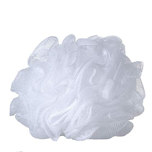 iboodi Bath Sponge Loofah Shower Pouf White Mesh Shower Puff Pack of 6 (35g/pcs) - Image 5