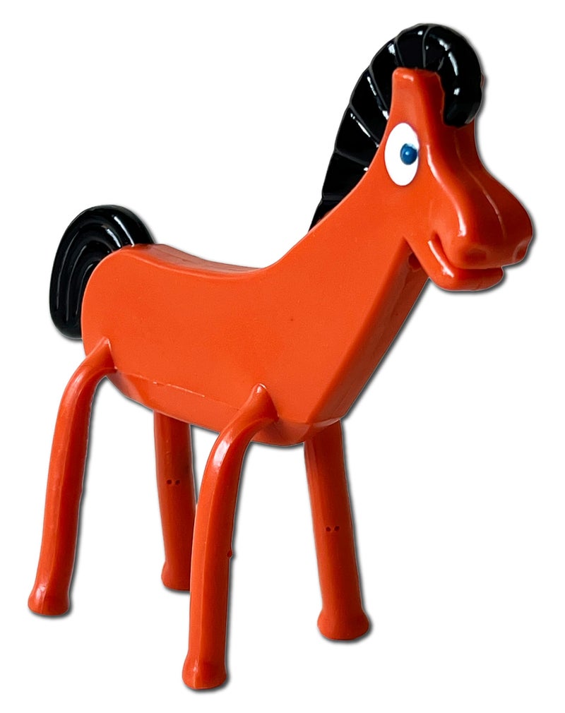 NJ Croce Pokey 5 Bendable Posable Figure Gumbys Pony Fun Retro Toy for All Ages 3 and Up - Image 4