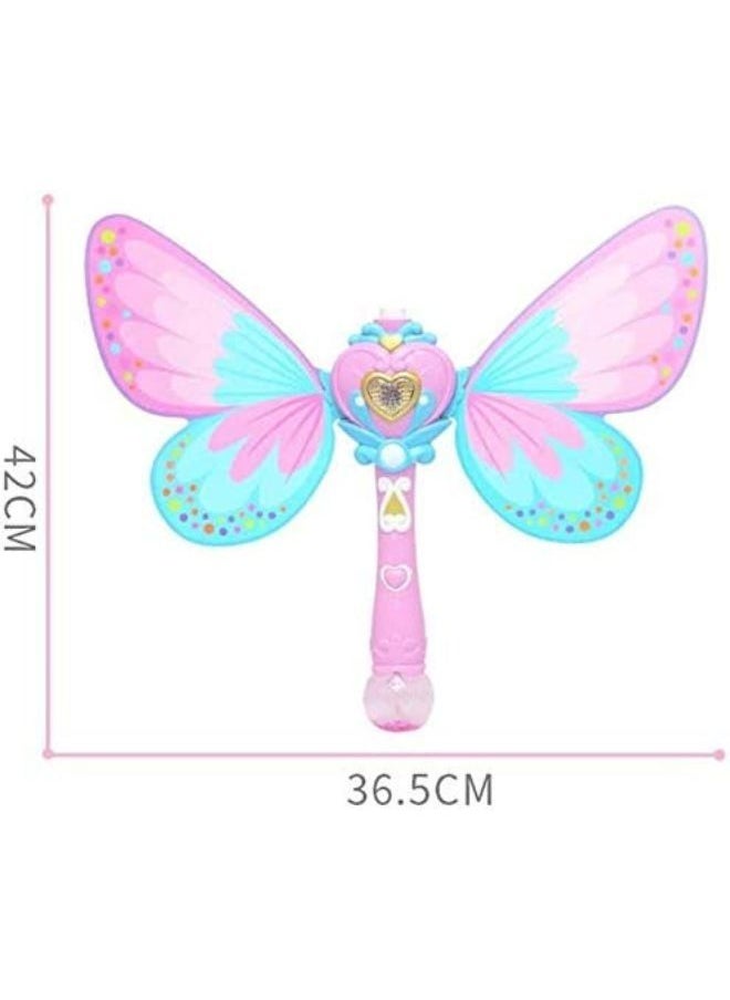 EASY FUTURE - EASY FUTURE Bubble Gun The New Fairy Magic Bubble Wand Fully Automatic Music Light Bubble Machine Electric Blowing Bubble Gun Child Toy color pink - Image 1