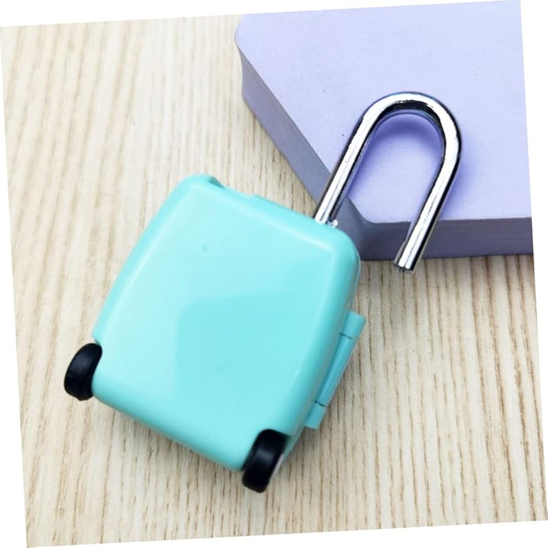 Healifty 4 Pack Wear Resistant Metal Combination Locks for Luggage Suitcase Mailbox Cabinet Gate Security Rustproof Random Color - Image 5