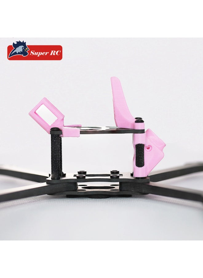 Generic - Superrc 533Max 5inch Racing Through Machine Frame Five33 Professional Fpv Racing Machine T700Raider-Color:533max Frame Set + 1 Free Arm (yellow) - Image 1