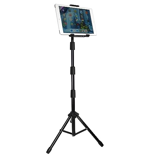 BROLAVIYA Mobile and Tablet Tripod Floor Stand for Home Office Stage for All 4~10.5 Diagonal inches Display Devices - Image 1