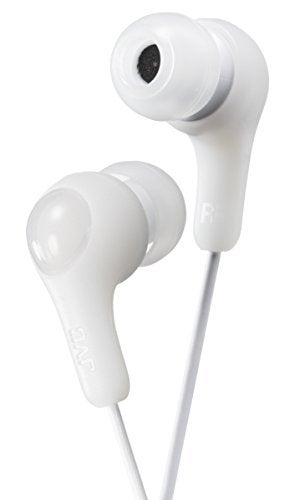 JVC Gumy in Ear Earbud Headphones, Powerful Sound, Comfortable and Secure Fit, Silicone Ear Pieces S/M/L - HAFX7W White - Image 1