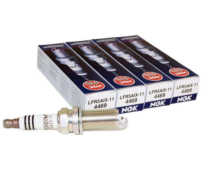 NGK Iridium IX Spark Plug LFR5AIX-11 (4 Pack) Compatible With TOYOTA CAMRY LE 2010-2014 2.5L/2494cc - Image 1