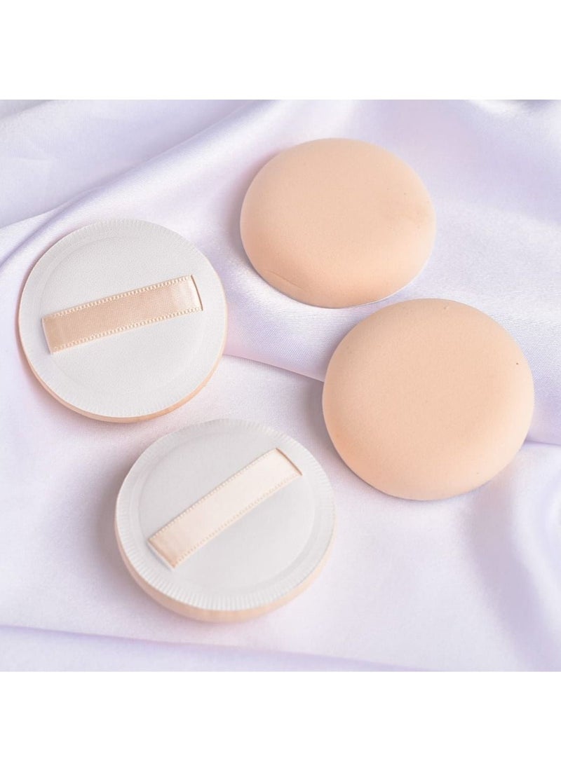 Set of a soft sponge in a round shape, 4 pcs