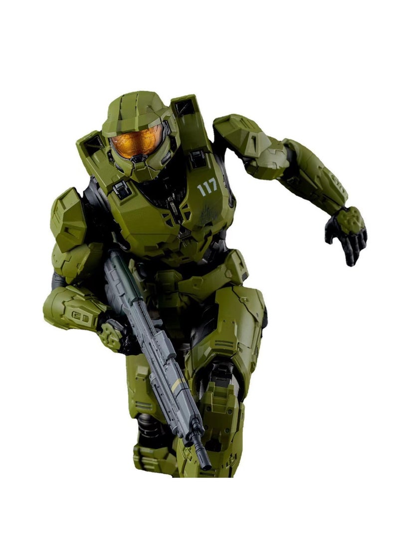 Master Chief Movable Figure Doll Young Master Thousand Value Training Halo 5 Master Chief Halo Unlimited 1/12 Movable Model (18cm)  - Image 3
