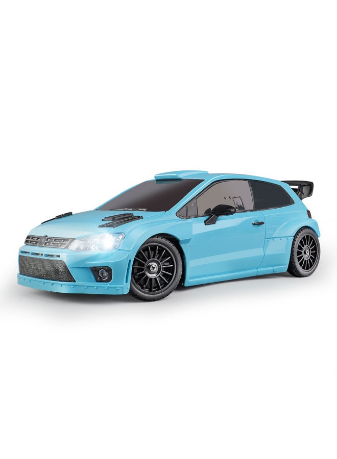 Landa Technology LD2801 Four-wheel Drive Full Scale Polo Model 1/28 Drift RC Remote Control Car Electric Toy-Color:Jade Blue (7.4v)-Scale:1:28 - Image 1