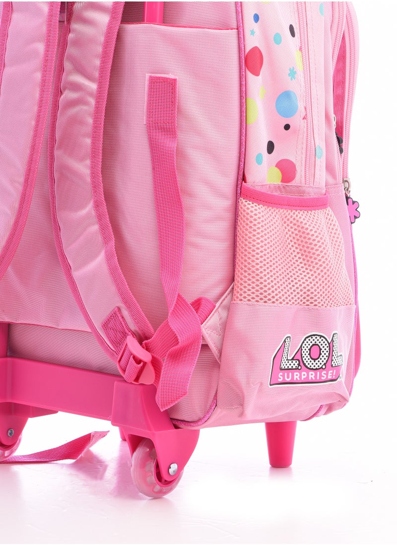 L.O.L. SURPRISE! School Bag - Trolley Bag with Lunch Bag & Pencil Case  - Image 3