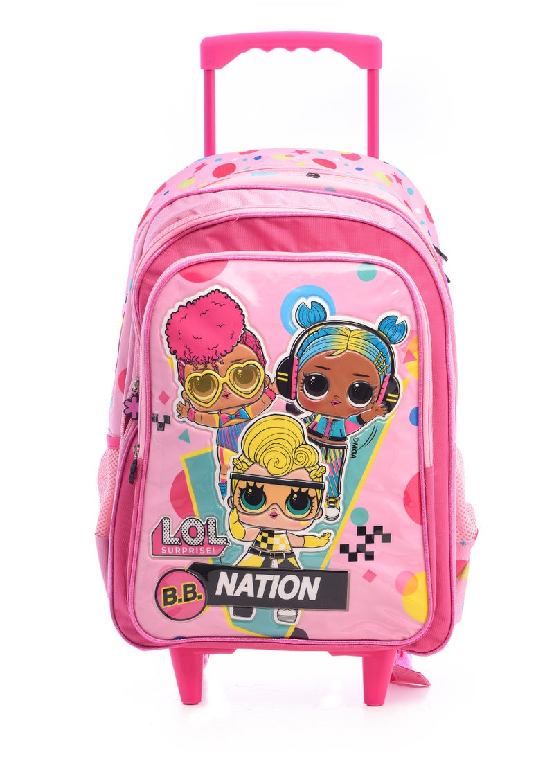 L.O.L. SURPRISE! School Bag - Trolley Bag with Lunch Bag & Pencil Case  - Image 4