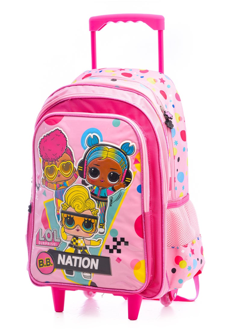 L.O.L. SURPRISE! School Bag - Trolley Bag with Lunch Bag & Pencil Case  - Image 5