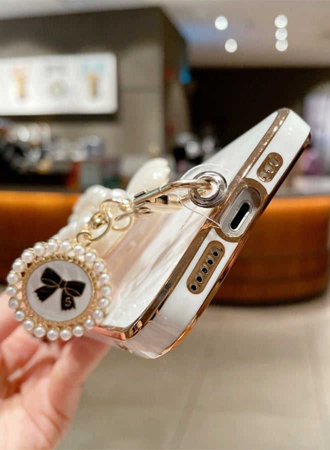 DUNISO iPhone 14 Phone Case 6.1" Full Body Protective Phone Cover Wrist Bracelet and Holder Anti-fall Phone Case Built-in Screen and Camera Protector for Apple 14 5G Phone Case - Image 3