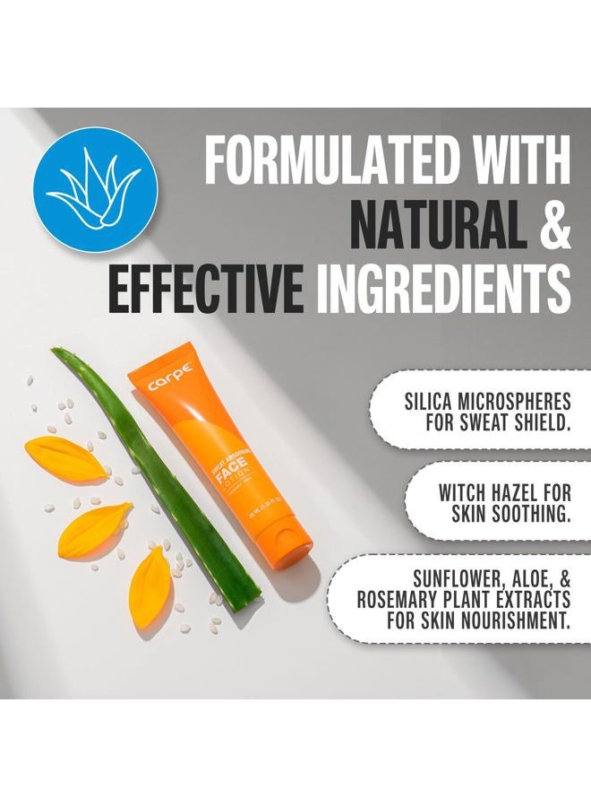 Carpe Helps Keep Your Face, Forehead, and Scalp Dry - Sweat Absorbing Gelled Lotion - Plus Oily Face Control - With Silica Microspheres and Jojoba Esters - Image 4