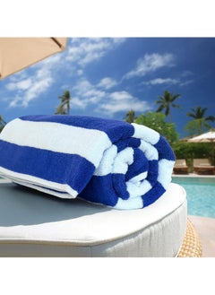 Oversized Beach Towels- Extra Large 100% Organic Cotton Summer Pool Cabana Stripe, Highly Absorbent & Soft Towel Set (70x152 cm) - pzsku/Z8CF630CDADA7AAD43BC9Z/45/_/1735286633/30c4e3b7-4992-4da0-ae19-22c363d9527b