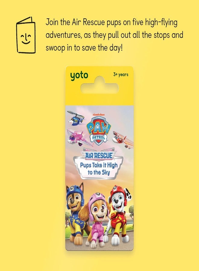 YOTO PAW Patrol: Air Rescue - Pups Take it High to The Sky (US) - Kids Audio Card for Use with Player & Mini All-in-1 Audio Player, Educational & Screen-Free Listening, Fun Playtime Stories, Ages 3+ - Image 2