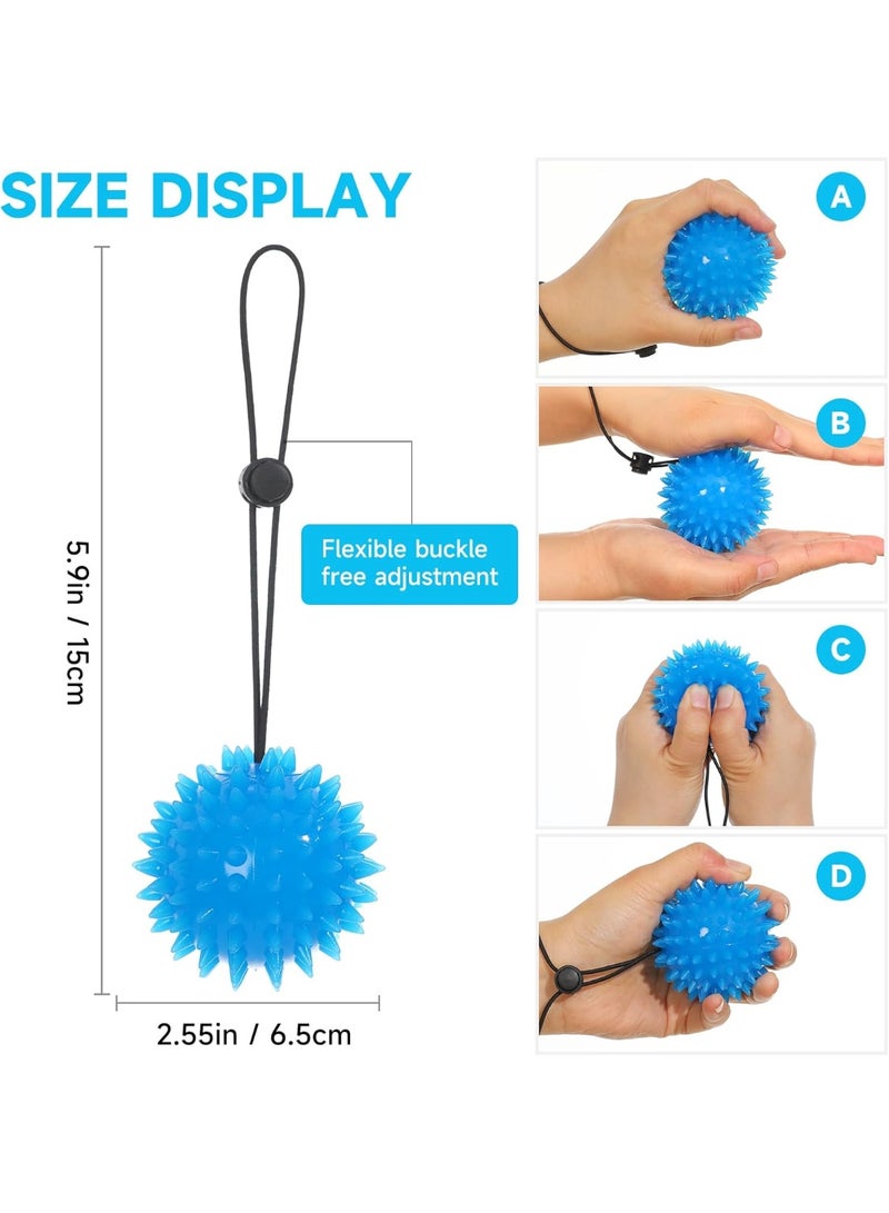 2-Piece Massage Ball - Squeeze Balls for Hand Therapy Set , Hand Exercise Ball for Physical Therapy, Elderly, Weak Hand, Arthritis, Stroke, Carpal Tunnel - Image 3