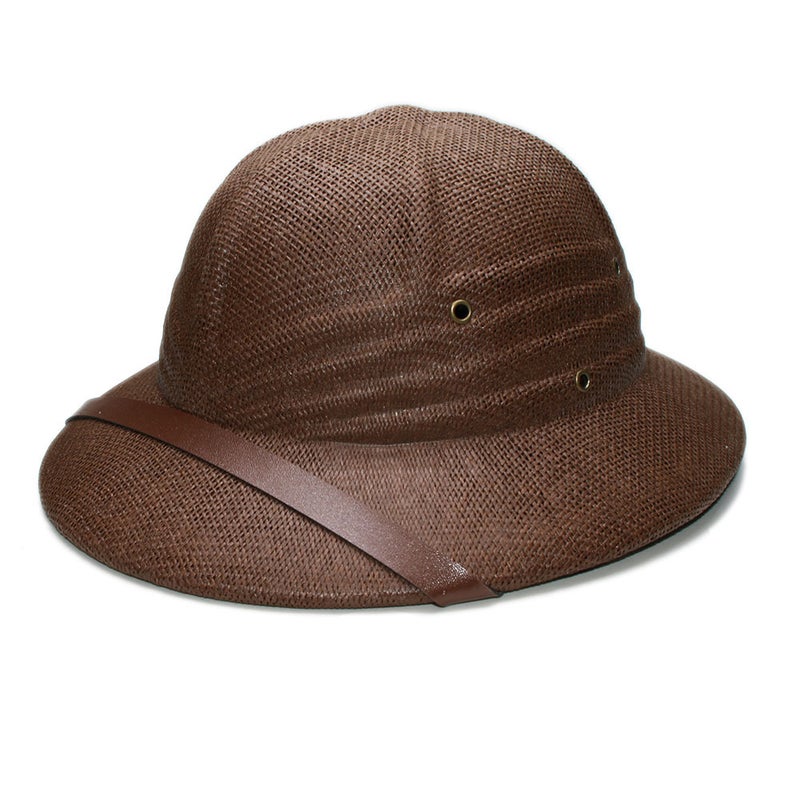 Unisex Summer Equestrian Hat Racing Hat Vietnam Helmet Hat Safety Hat Sunscreen Outdoor Sunshade Straw Hat Coffee Coffee