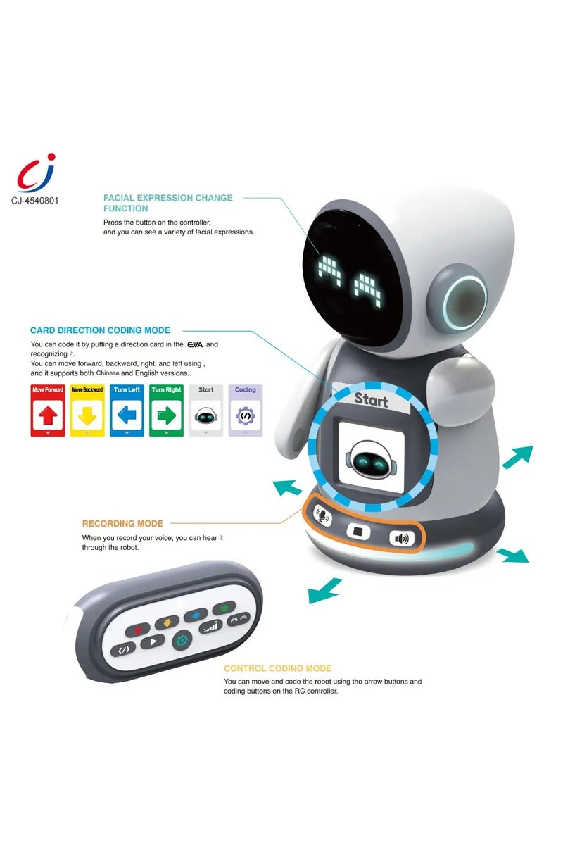 FIPKA Smart Card Reading Robot Toys - Combines card reading, remote control and voice recording functions - Image 2