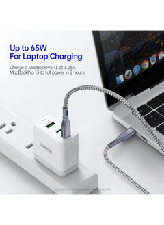 DUZZONA DUZZONA A2 PD 65W USB-C / Type-C to Type-C Fast Charging Data Cable, Length: 1m(Grey)  - Image 3