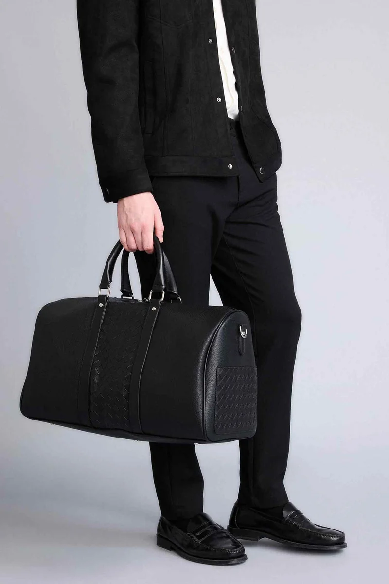 ديفاكتو Faux Leather Sports And Travel Bag